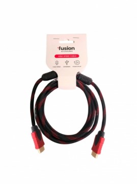 Fusion Accessories Кабель Fusion HDMI v2.0 | 4K | 1,8 м красный