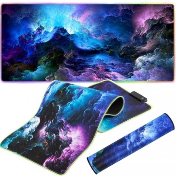 Goodbuy Cosmic Waves XXL gaming mousepad RGB | 900 x 400 | 7 modes