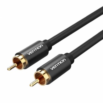 RCA Audio Cable 1m Vention VAB-R09-B100 Black Metal