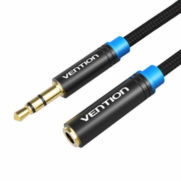 Braided 3.5mm Audio Extender 2m Vention VAB-B06-B200-M Black