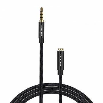 TRRS 3.5mm Male to 3.5mm Female Audio Extender 3m Vention BHCBI Black