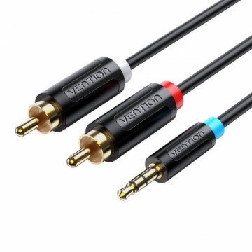 Vention BCLBI 3,5 мм M на 2x M RCA аудио кабель 3 м черный