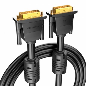 DVI(24+1) Male to Male Cable 1m Vention EAABF (Black)