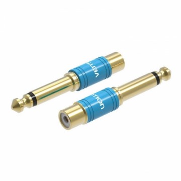 Audio adapter Vention VDD-C03 6.35mm male to RCA female blue 0.5m