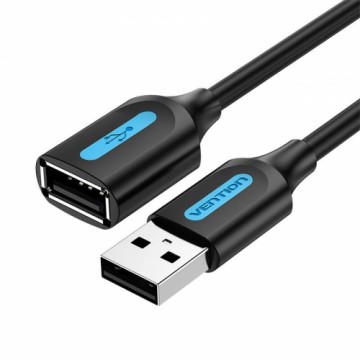 USB 2.0 male to female extension cable Vention CBIBI 3m Black PVC