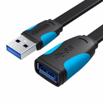 Flat USB 3.0 extender Vention VAS-A13-B150 1.5m Black