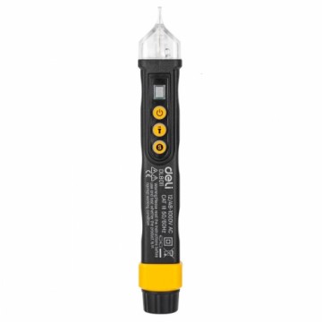 Non-contact voltage tester Deli Tools EDL8011, 12|48-1000V AC (black)