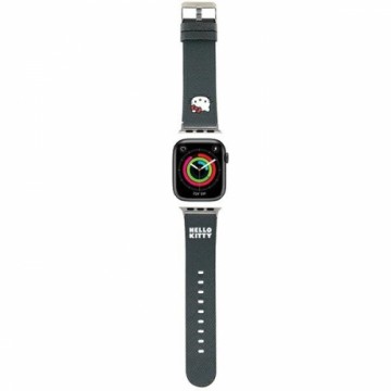 Hello Kitty Pasek HKAWMPGKHK Apple Watch 38|40|41mm czarny|black strap Kitty Head