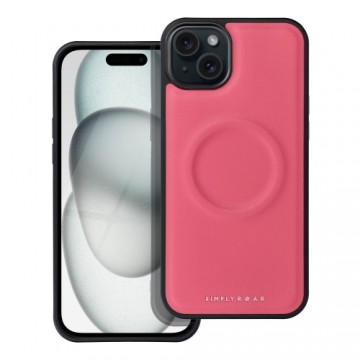 Roar Mag Morning back case silicone for Apple iPhone 15 pink