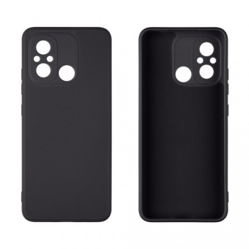 OBAL:ME Matte TPU Case for Xiaomi Redmi 12C Black