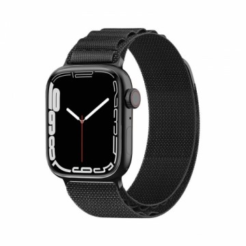 Alpine strap with steel buckle for Apple Watch 42|44|45|49 mm - black