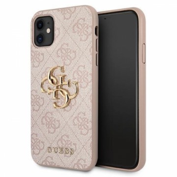 GUHCN614GMGPI  Guess iPhone 11 6.1| Xr Big Metal Logo розовый