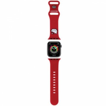 Hello Kitty Pasek HKAWMSCHBLR Apple Watch 38|40|41mm czerwony|red strap Silicone Kitty Head