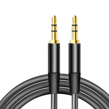 Maxlife audio cable jack 3.5 mm - jack 3.5 mm 1m black