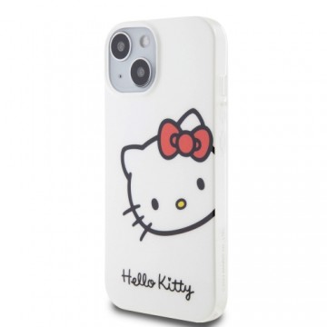 Hello Kitty IML Head Logo Case for  iPhone 15 White