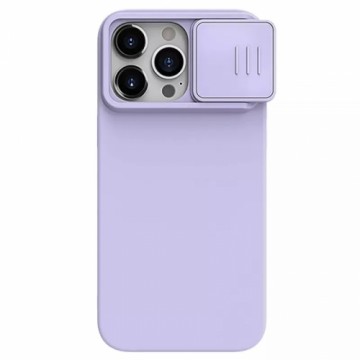 OEM Nillkin CamShield Silky Silicone Case for Iphone 15 Pro purple