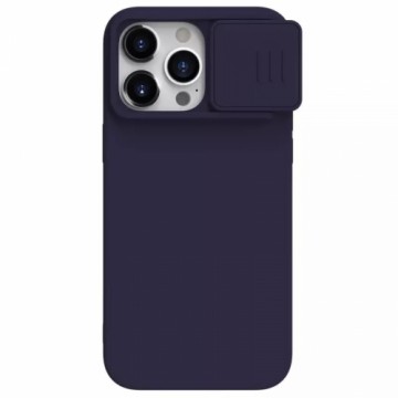 OEM Nillkin CamShield Silky Silicone Case for Iphone 15 Pro dark purple