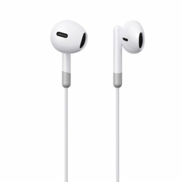 In-ear wired mini jack headphones with remote control Joyroom JR-EW01 - white