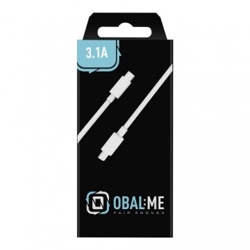 OBAL:ME Fast Charge USB-C|Lightning Cable 1m White