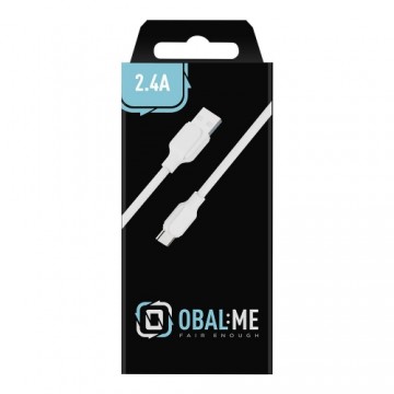 OBAL:ME Simple USB-A|USB-C Cable 1m белый