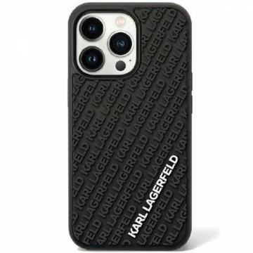 Original Pouch KARL LAGERFELD 3D Rubber Multi Logo KLHCN613DMKRLK for Iphone 11| Xr Black