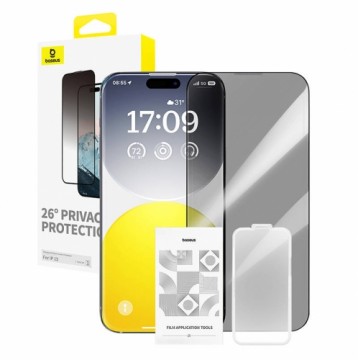 Privacy Protection Tempered Glass Baseus Diamond  iPhone 15