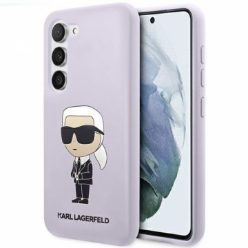 Karl Lagerfeld KLHCS23MSNIKBCU S23+ S916 hardcase purpurowy|purple Silicone Ikonik