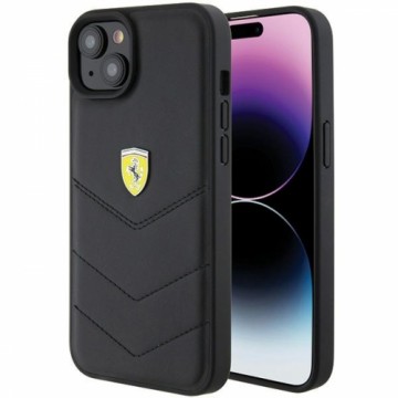 Ferrari FEHCP15MRDUK iPhone 15 Plus 6.7" czarny|black hardcase Quilted Metal Logo