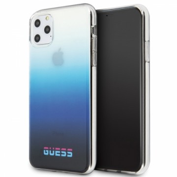 Guess GUHCN58DGCNA iPhone 11 Pro niebieski|gradient blue hard case California