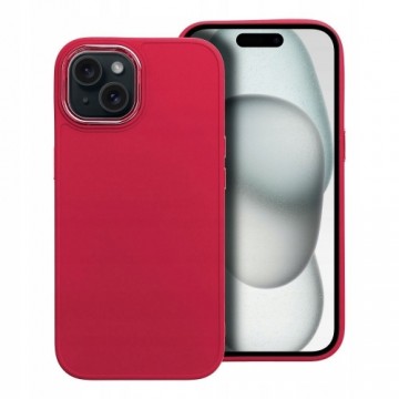 Fusion Frame back case silicone for Apple iPhone 15 Pro Max magenta