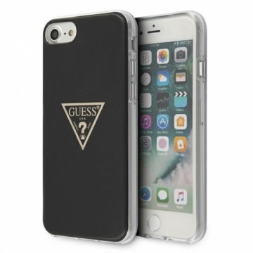 Guess GUHCI8PCUMPTBK iPhone 7|8|SE 2020 | SE 2022 czarny|black hardcase Metallic Collection