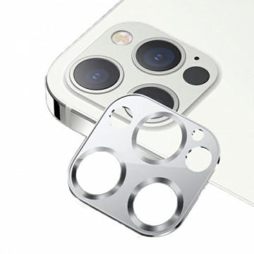 USAMS Camera Lens Glass iPhone 12 Pro metal srebrny|silver BH704JTT01 (US-BH704)