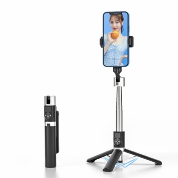 OEM Selfie Stick MINI - with detachable bluetooth remote control and tripod - P70S Plus BLACK