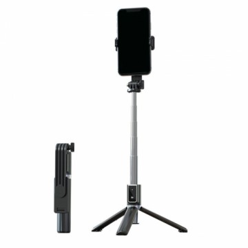 OEM Selfie Stick MINI - with detachable bluetooth remote control and tripod - P40S BLACK