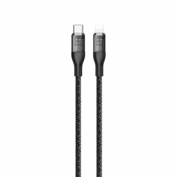 Fast charging cable 30W 1m USB-C - Lightning Dudao L22 - gray