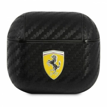 Ferrari FESA3CABK AirPods 3 cover black|black On Track PU Carbon