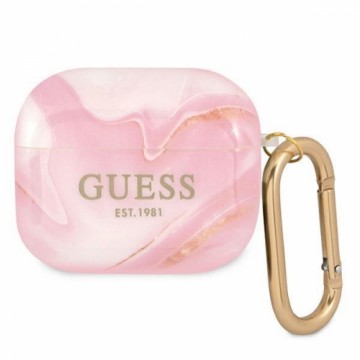 Guess GUA3UNMP AirPods 3 cover pink|pink Marble Collection