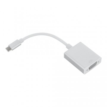 Fusion Accessories Fusion adapteris no USB-C uz VGA sudrabs