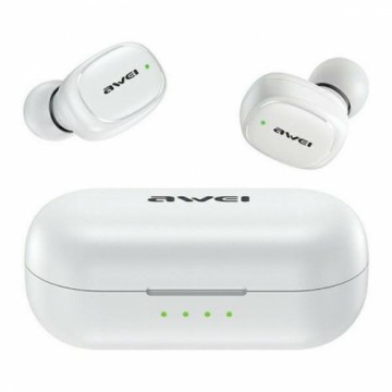 AWEI słuchawki Bluetooth 5.1 T13 Pro TWS + stacja dokująca biały|white