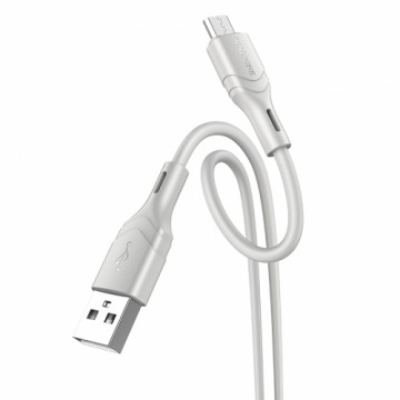 OEM Borofone Cable BX99 Method - USB to MicroUSB - 2,4A 1 metre grey