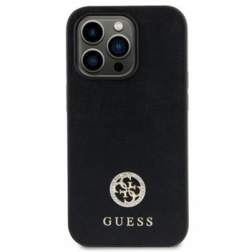 Guess GUHCP15SPS4DGPK Apple iPhone 15 6.1" maciņš telefonam melns