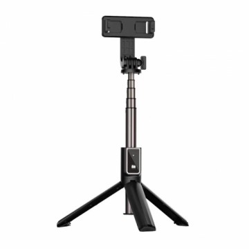 OEM Selfie Stick MINI - со съемным пультом дистанционного управления Bluetooth и штативом - P40L BLACK