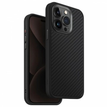 UNIQ etui Keva iPhone 15 Pro Max 6.7" Magclick Charging czarny|carbon black