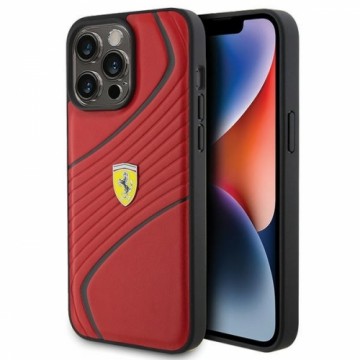 Ferrari FEHCP15XPTWR iPhone 15 Pro Max 6.7" czerwony|red hardcase Twist Metal Logo