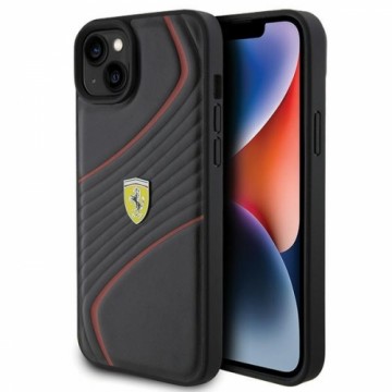 Ferrari FEHCP15MPTWK iPhone 15 Plus 6.7" czarny|black hardcase Twist Metal Logo