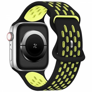 Beline pasek Apple Watch New Sport Silicone 42|44|45|49mm czarno-żółty black|yellow box