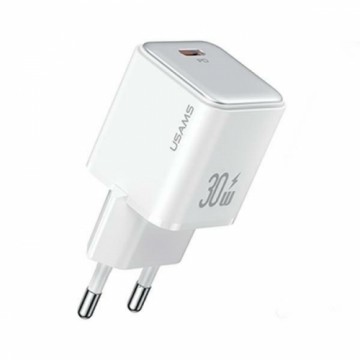 USAMS Ład. siec. 1xUSB-C PD30W 3A (only head) PD3.0 Fast Charging biały|white X-ron Series CC186TC02 (US-CC186)