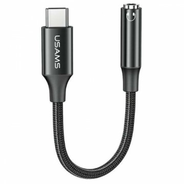 USAMS AU16 Adapter USB-C - jack 3.5m biały|white SJ599YPTC01 (US-SJ599)