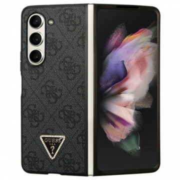 Guess GUHCZFD5P4TDPK F946 Z Fold5 czarny|black hardcase Leather 4G Diamond Triangle