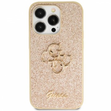 Guess GUHCP13XHG4SGD iPhone 13 Pro Max 6.7" złoty|gold hardcase Glitter Script Big 4G